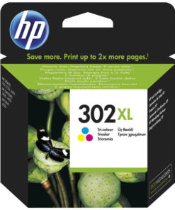 Original Tri-Colour HP 302XL Ink Cartridge