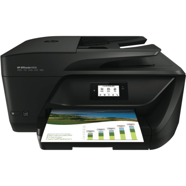 HP OfficeJet Pro 6950 All-in-One Color Inkjet Printer, A4, Print, Copy, Scan, Fax & Wireless