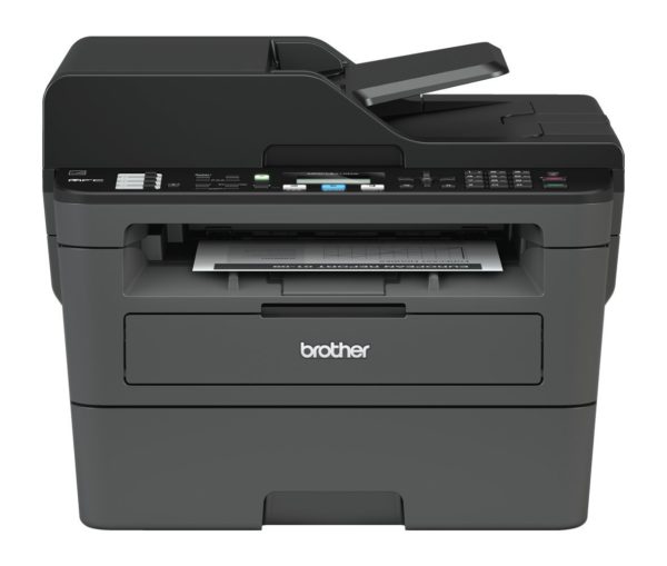 Brother MFC-L2710DW Monochrome Laser Printer, A4, Print, Copy, Scan, Fax, Duplex Two-Sided Printing & Wireless