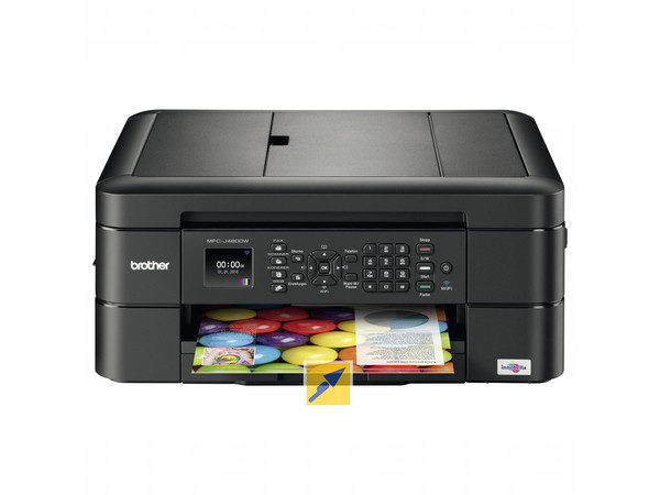 Brother MFC-J480DW Colour Inkjet Printer, A4, Print, Copy, Scan, Fax & Wireless