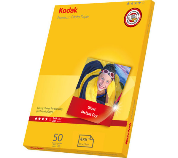 Kodak A6 240gr 4R Premium Gloss Photo Paper 4STARS