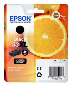 Original Epson 33XL Black Ink Cartridge (T3351 Oranges)