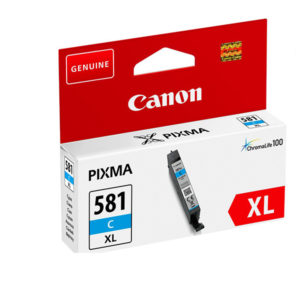 Original Cyan Canon CLI-581XLC Ink Cartridge (CLI581XLC)