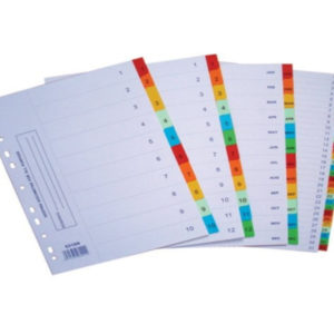 Paper Colored Dividers “Premier” A4