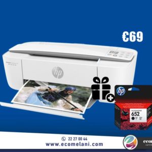 HP Deskjet 3775 All-in-One Color Inkjet Printer, A4, Print, Copy, Scan & Wireless + Free Original Black HP 652 Ink Cartridge