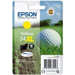 Original Yellow Epson 34XL Ink Cartridge (C13T34744010) - Ecomelani