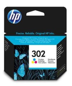 Original HP 302 Tri-Colour Ink Cartridge (F6U65AE) - Ecomelani