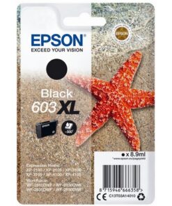 Original Black Epson 603XL Ink Cartridge (C13T03A14020) - Ecomelani