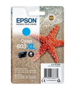Original Cyan Epson 603XL Ink Cartridge (C13T03A24020) - Ecomelani