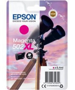 Original Magenta Epson 502XL Ink Cartridge (C13T02W34010) - Ecomelani