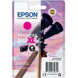 Original Magenta Epson 502XL Ink Cartridge (C13T02W34010) - Ecomelani