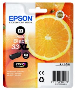 Original Epson 33XL Photo Black Ink Cartridge (C13T33614010) - Ecomelani