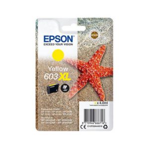 Original Yellow Epson 603XL Ink Cartridge (C13T03A44020) - Ecomelani