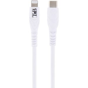 TNB 2M USB-C/Lighting Cable White - Ecomelani