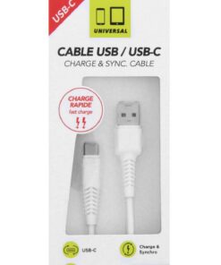 TNB 2M White USB-C To USB Cable - Ecomelani