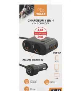 TNB 4 IN 1 Cigar Lighter Charger - Ecomelani