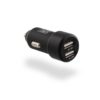 TNB 4.8A 2-Port USB Car Charger Black - Ecomelani
