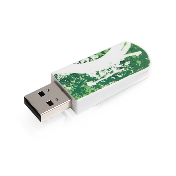 USB 16GB Mini Graffiti Green - Ecomelani