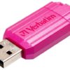 16GB Pinstripe USB Flash Drive Hot Pink - Ecomelani