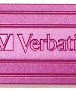 16GB Pinstripe USB Flash Drive Hot Pink - Ecomelani