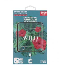 TNB 6000 MAH Slim Powerbank - Wild & Free Design - Ecomelani