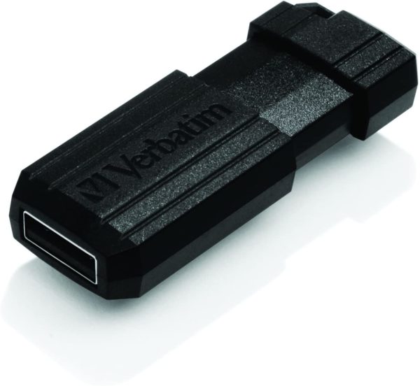 8GB Pinstripe USB Flash Drive Black - Ecomelani