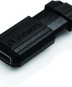 64GB Pinstripe USB Flash Drive Black - Ecomelani