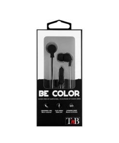 TNB Black Be Color Earphones + Mic - Ecomelani