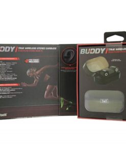 TNB Black Buddy Bluetooth Earphones - Ecomelani