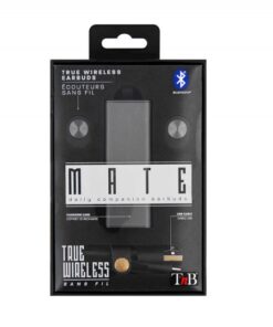 TNB Black Bluetooth Mate Earphones + Microphone - Ecomelani