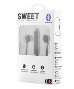 TNB Black Bluetooth Sweet Earphones + Microphone - Ecomelani