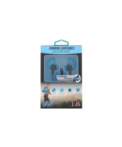 TNB Hands Free Kit Earphones Built-In Microphone Blue/Black - Ecomelani