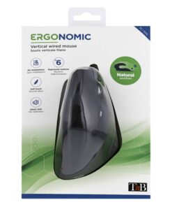 TNB Ergonomic Vertical Wired Mouse - Ecomelani