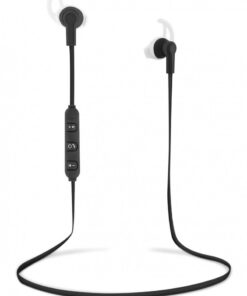 TNB Flat Black Bluetooth Earphones - Ecomelani