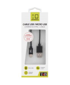 TNB Micro USB Cable 3M Black - Ecomelani