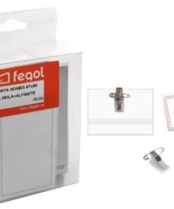 Name Badge PVC with Pin 10pcs - Ecomelani