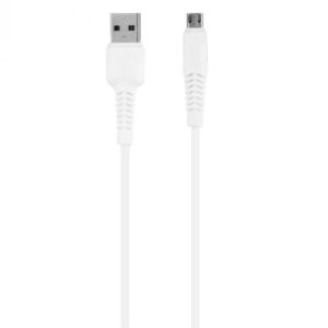 TNB Nylon Micro USB Cable 2M White - Ecomelani