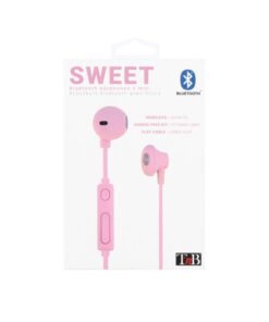 TNB Pink Bluetooth Sweet Earphones + Microphone - Ecomelani