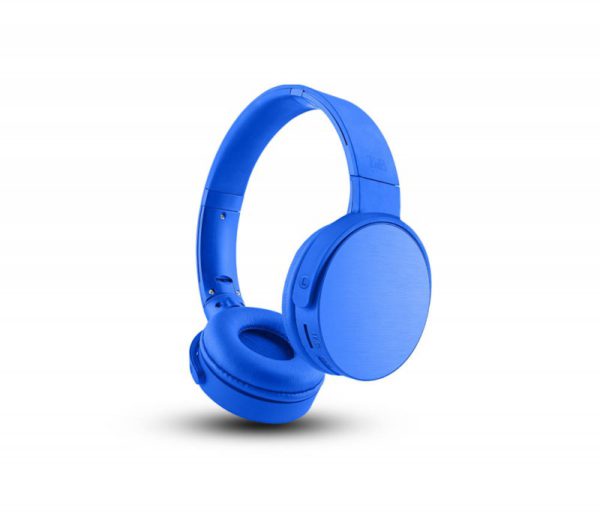 TNB Shine Bluetooth 2.1 Headphones Blue + SD Card Reader + FM Radio - Ecomelani