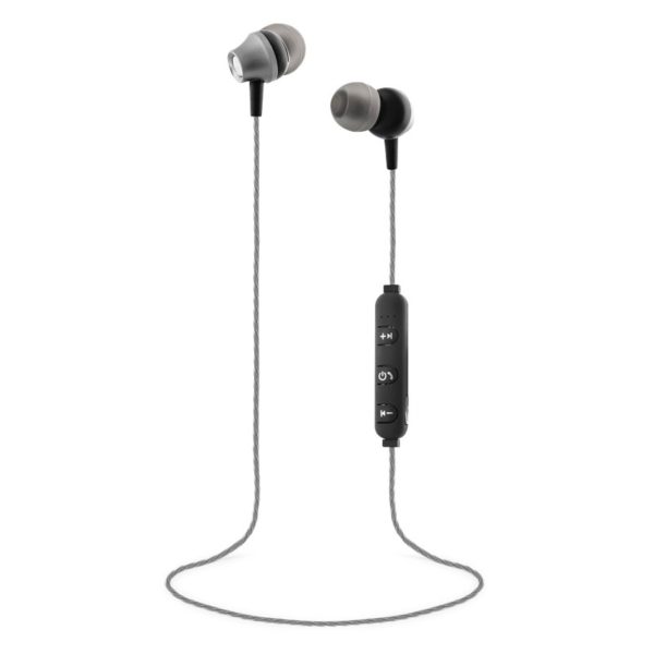TNB Grey Steel Bluetooth Earphones - Ecomelani