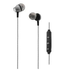 TNB Grey Steel Bluetooth Earphones - Ecomelani