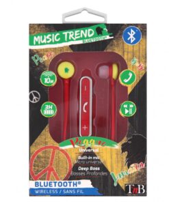 TNB Trend Reggae Bluetooth Earphones - Ecomelani