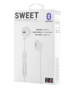 TNB White Bluetooth Sweet Earphones + Microphone - Ecomelani