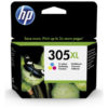 Original Tri-Colour HP 305XL ink cartridge 3YM63AE