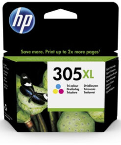 Original Tri-Colour HP 305XL ink cartridge 3YM63AE