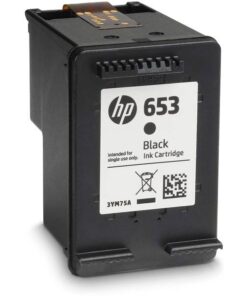 Alternative view of Original Black HP 653 Ink Cartridge 3YM75AE