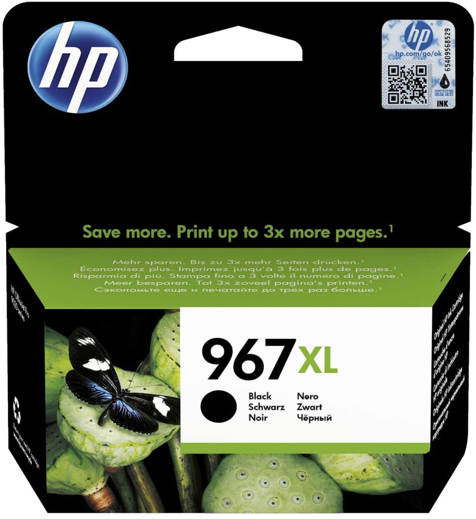 Original Ink Cartridge HP 967XL Black (3JA31AE) - Ecomelani