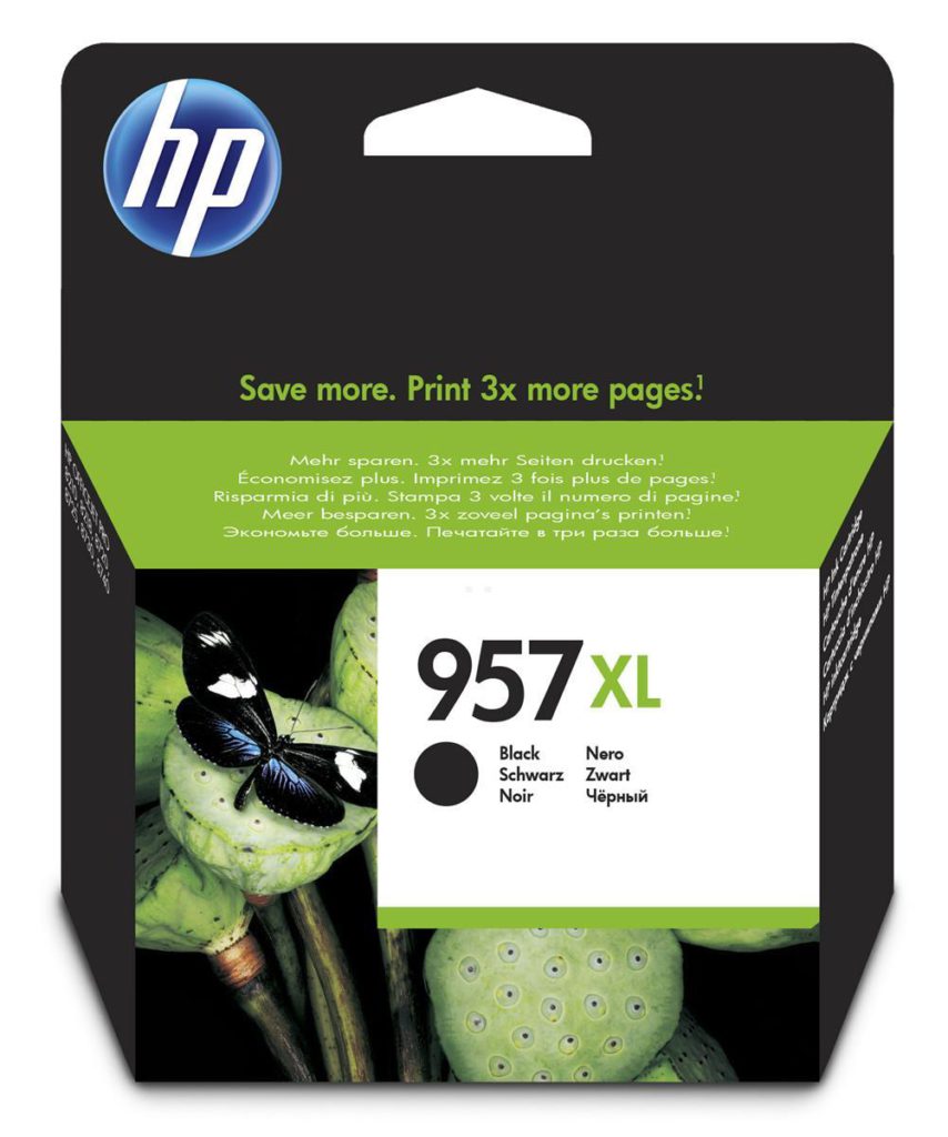 Original Ink Cartridge HP 957XL Black (L0R40AE) - Ecomelani