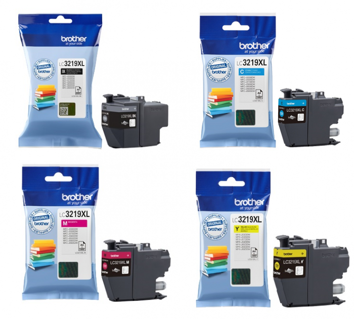 Original Brother LC3219XL Multipack Ink Cartridge All 4 Colours Set