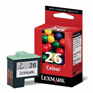 Original 26 Color Ink Cartridge Lexmark 10N0026E - Ecomelani
